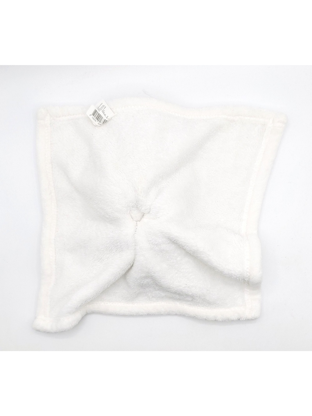 Blankets & Beyond Gray Bunny Rabbit Plush White Security Blanket Lovey - Picture 4 of 5